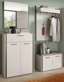Garderobe Sitzbank Nevia in Kaschmir 75 x 43 cm, Soft-Close