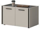 Garderobe Sitzbank Nevia in Kaschmir 75 x 43 cm, Soft-Close