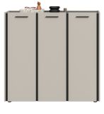 Schuhschrank Nevia in Kaschmir 113 x 106 cm, Soft-Close