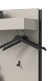 Garderobe Set 5-teilig Nevia in Kaschmir 287 x 190 cm, Soft-Close