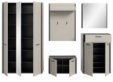 Garderobe Set 5-teilig Nevia in Kaschmir 287 x 190 cm, Soft-Close