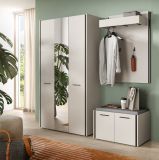 Garderobe Set 3-teilig Nevia in Kaschmir 197 x 190 cm, Soft-Close