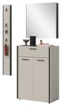 Garderobe Set 3-teilig Nevia in Kaschmir 111 x 190 cm, Soft-Close