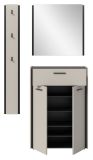 Garderobe Set 3-teilig Nevia in Kaschmir 111 x 190 cm, Soft-Close