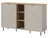 Sideboard Bente in Kaschmir und Evoke Eiche Kommode 154 x 95 cm