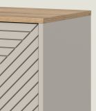 TV-Lowboard Bente in Kaschmir und Evoke Eiche 184 x 55 cm