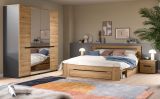Sideboard Cooper in Artisan Eiche und grau Kommode 130 cm, Soft-Close
