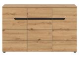 Sideboard Cooper in Artisan Eiche und grau Kommode 130 cm, Soft-Close