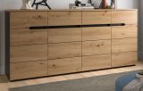 Sideboard Cooper in Artisan Eiche und grau Kommode 173 cm, Soft-Close