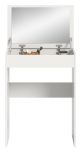 Schminktisch Charme in wei� Kosmetiktisch mit Spiegel 62 cm, Soft-Close