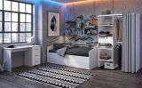 Parisot Kinder- und Jugendzimmer Sleep12 in wei� Komplett-Set 3-teilig