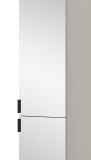 Stauraumschrank Line-Up in Kaschmir Flurschrank mit Spiegel 30 x 193 cm