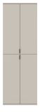 Garderobenschrank Line-Up in Kaschmir Schuhschrank 61 x 193 cm