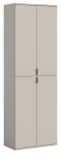Garderobenschrank Line-Up in Kaschmir Schuhschrank 61 x 193 cm