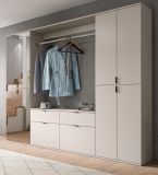 Garderobenschrank Line-Up in Kaschmir Schuhschrank 61 x 193 cm
