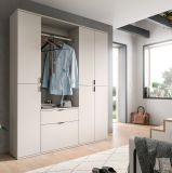 Garderobenschrank Line-Up in Kaschmir Schuhschrank 61 x 193 cm