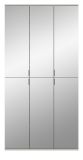 Garderobenschrank mit Spiegel Line-Up in Kaschmir Schuhschrank 91 x 193 cm