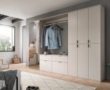 Garderobenschrank mit Spiegel Line-Up in Kaschmir Mehrzweckschrank 122 x 193 cm