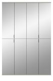 Garderobenschrank mit Spiegel Line-Up in Kaschmir Mehrzweckschrank 122 x 193 cm