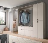 Garderobe Set Line-Up in Kaschmir Garderobenschrank mit Spiegel 243 x 193 cm