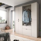 Garderobe Set Line-Up in Kaschmir Garderobenschrank 152 x 193 cm