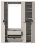 Garderobe Set Line-Up in Kaschmir Garderobenschrank 152 x 193 cm