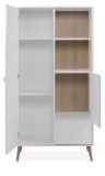 Highboard Runa in wei� matt Kommode skandinavisch 78 x 155 cm