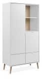 Highboard Runa in wei� matt Kommode skandinavisch 78 x 155 cm