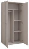 Kleiderschrank Jolly in Kaschmir Kinder-/Jugendzimmer Dreht�renschrank 2-t�rig mit Spiegel 90 x 190 cm