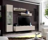 Wohnwand Option in Kaschmir Schrankwand 4-teilig h�ngend mit Push-To-Open, 210 x 170 cm