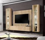 Wandpaneel Option in Jackson Eiche TV R�ckwandverkleidung 160 x 118 cm