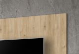 Wohnwand Option in Jackson Eiche Schrankwand 4-teilig h�ngend mit LED, 260 x 170 cm
