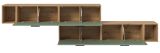 Sideboard Onawa in Gr�n und Artisan Eiche Stauraumschrank 277 cm, Soft-Close