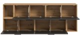 Sideboard Onawa in Grau und Artisan Eiche Kommode h�ngend / stehend 176 cm, Soft-Close