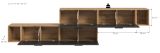 Sideboard Onawa in Grau und Artisan Eiche Stauraumschrank 277 cm, Soft-Close