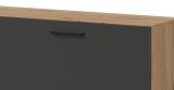 TV-Lowboard Onawa in Grau und Artisan Eiche TV-Unterteil h�ngend / stehend 176 cm, Soft-Close