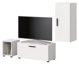 TV-Lowboard Onawa in wei� TV Unterteil h�ngend / stehend 176 cm