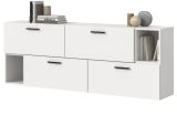 Sideboard Onawa in wei� Kommode h�ngend / stehend 176 cm, Soft-Close