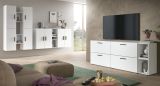 TV-Lowboard Onawa in wei� TV-Unterteil h�ngend / stehend 176 cm, Soft-Close