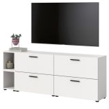 TV-Lowboard Onawa in wei� TV-Unterteil h�ngend / stehend 176 cm, Soft-Close