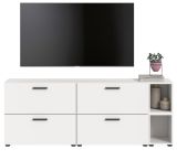 TV-Lowboard Onawa in wei� TV-Unterteil h�ngend / stehend 176 cm, Soft-Close