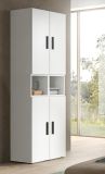 Stauraumschrank Onawa in wei� Mehrzweckschrank 65 x 178 cm