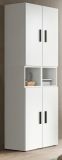 Stauraumschrank Onawa in wei� Mehrzweckschrank 65 x 178 cm