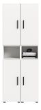Stauraumschrank Onawa in wei� Mehrzweckschrank 65 x 178 cm