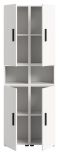 Stauraumschrank Onawa in wei� Mehrzweckschrank 65 x 178 cm