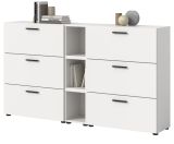 Sideboard Onawa in Grau und Artisan Eiche Kommode 176 cm, Soft-Close