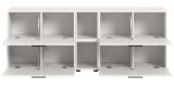 TV-Lowboard Onawa in wei� TV-Unterteil h�ngend / stehend 176 cm, Soft-Close