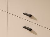 Highboard Ingar in Kaschmir und Eiche Kommode 115 x 140 cm, Soft-Close