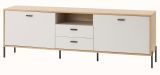 TV-Lowboard Ingar in Kaschmir und Eiche TV Unterteil 195 x 64 cm, mit Soft-Close und Komforth�he