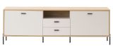 TV-Lowboard Ingar in Kaschmir und Eiche TV Unterteil 195 x 64 cm, mit Soft-Close und Komforth�he